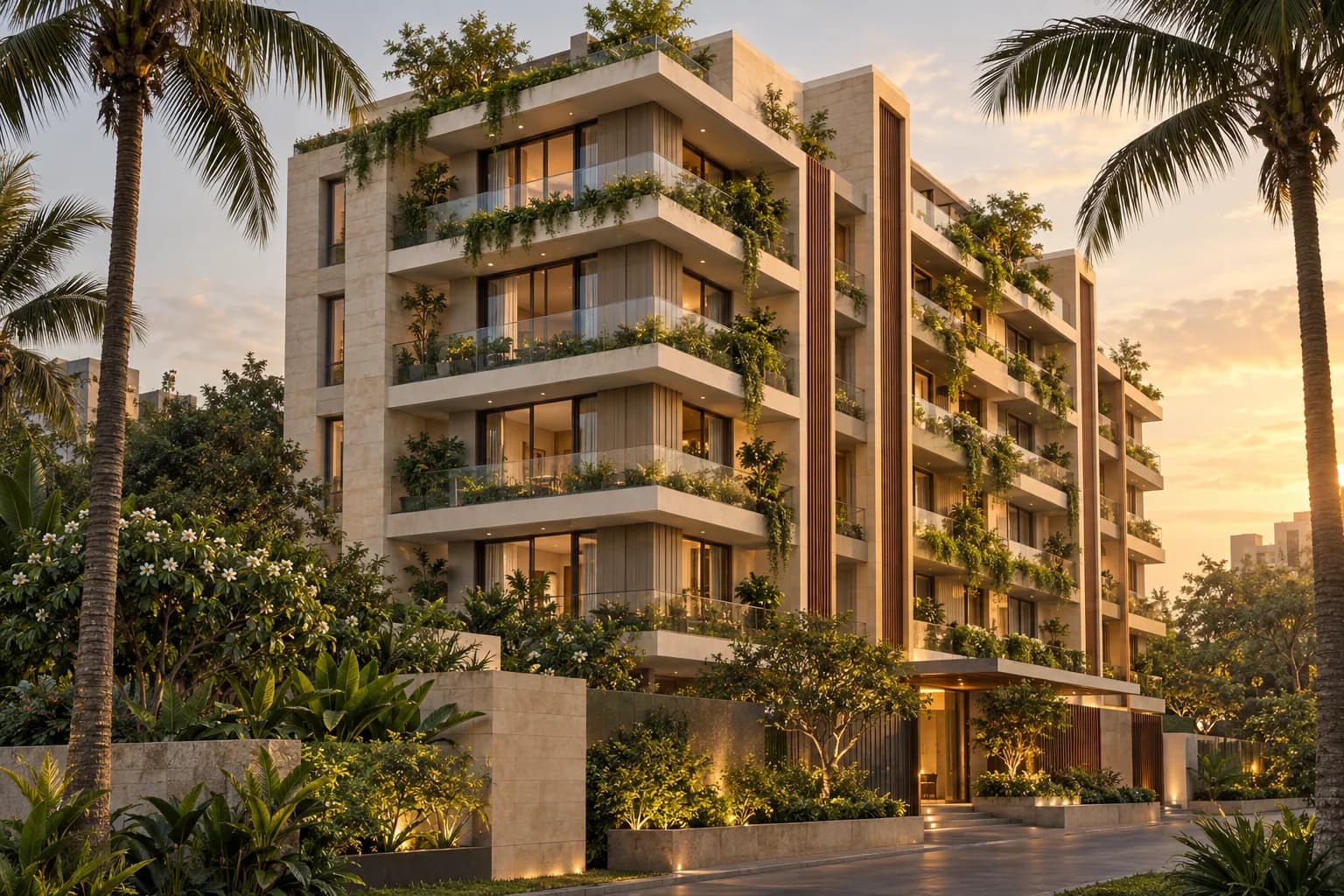 Illustrative residential development