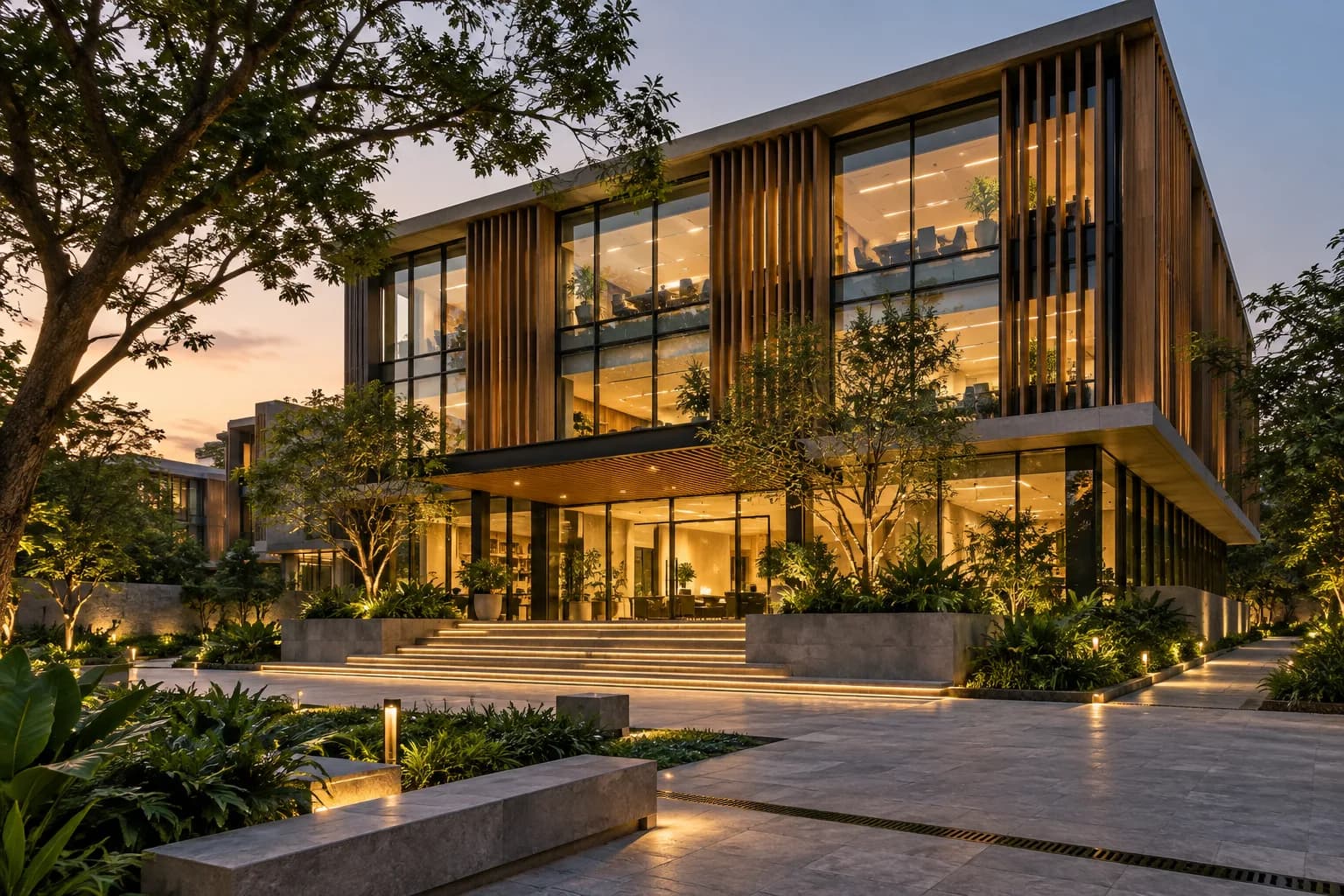 Illustrative commercial development
