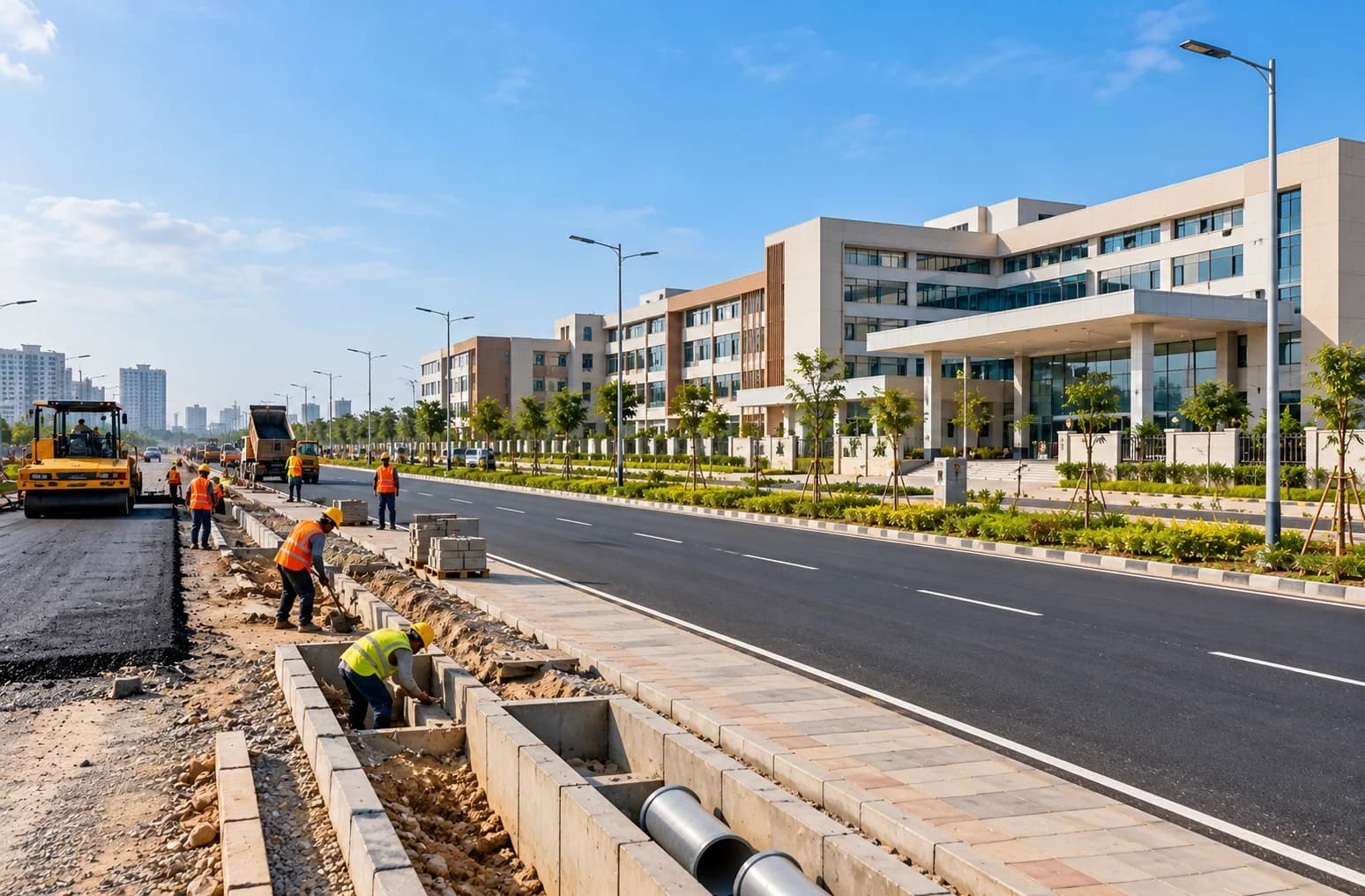 Illustrative infrastructure development